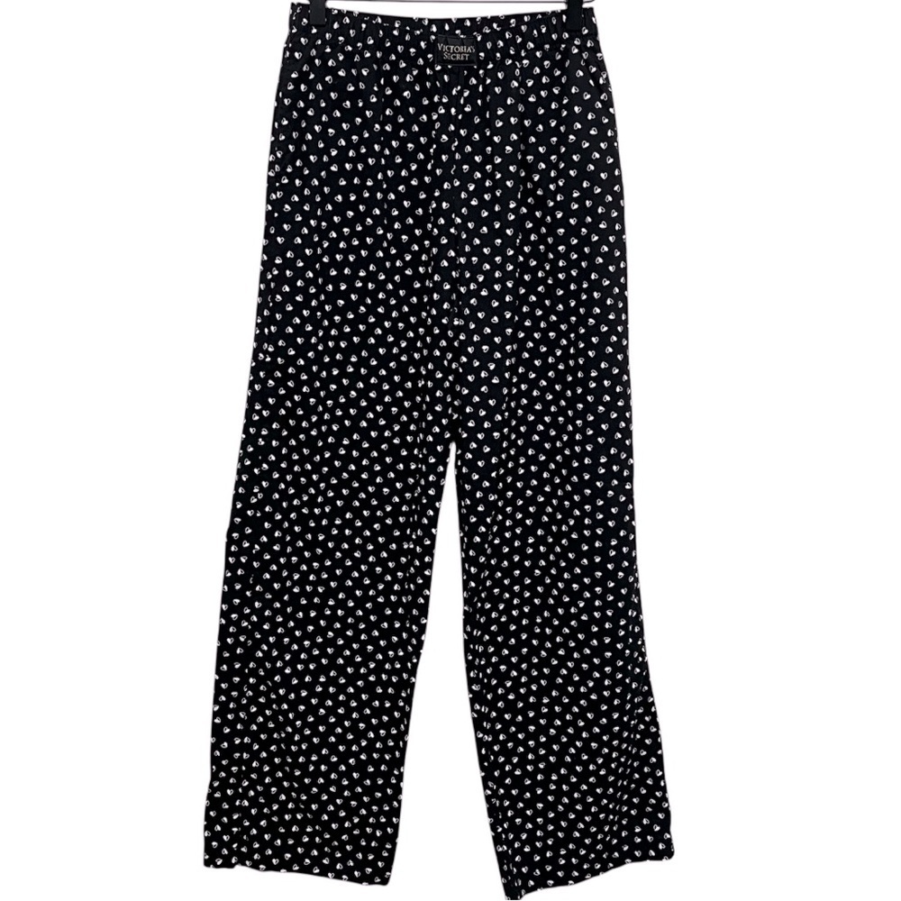 VS Victoria’s Secret All Over Heart Print Cotton Pajama Pants Size XS